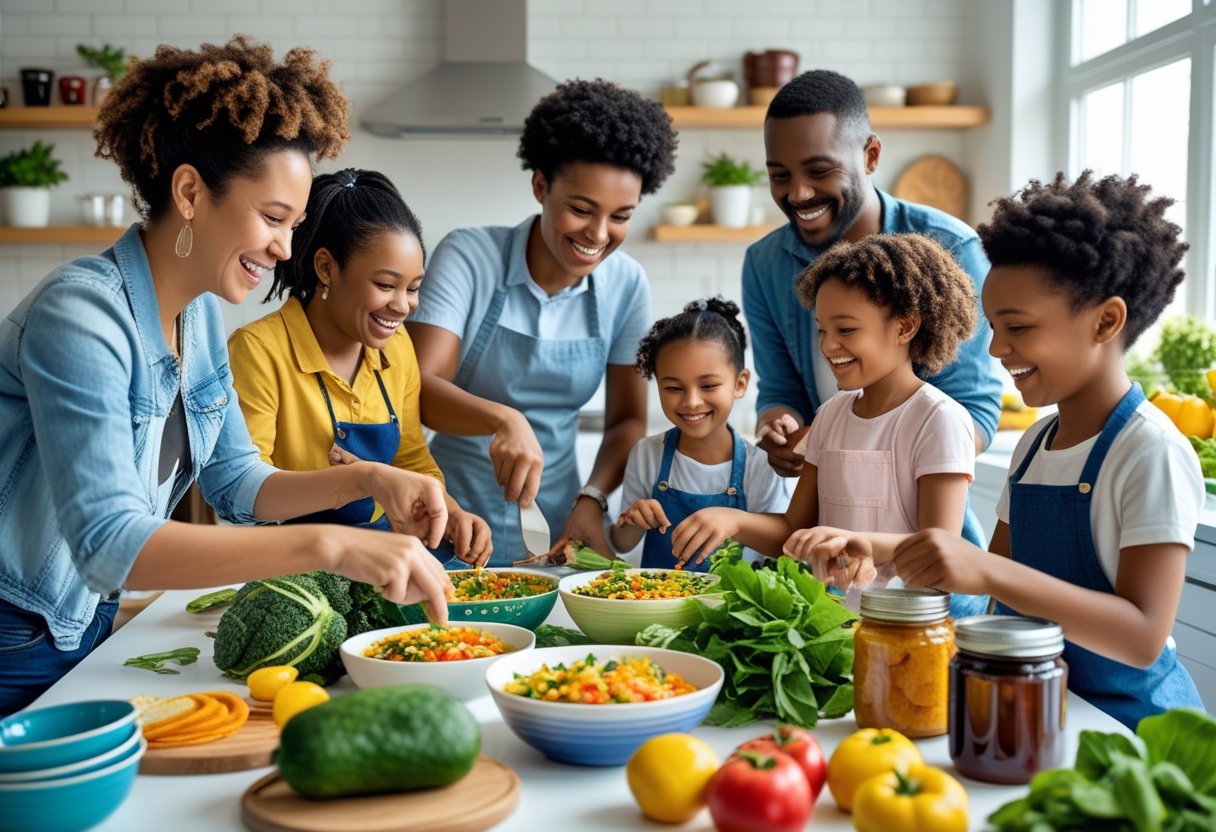 Familie der laver mad